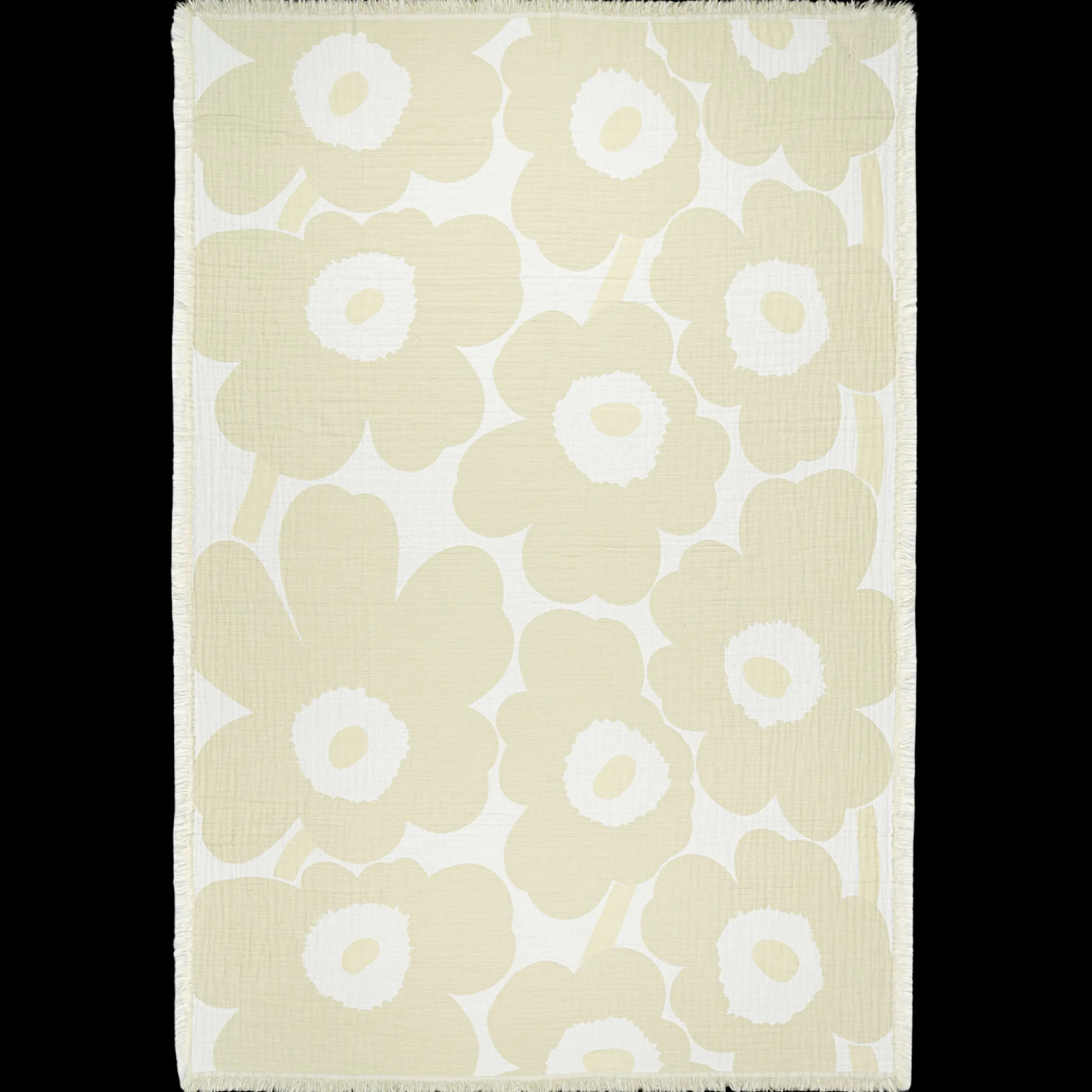 Marimekko Unikko Blanket, off-white/white