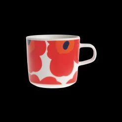 Marimekko Unikko Coffee Cup, white/red