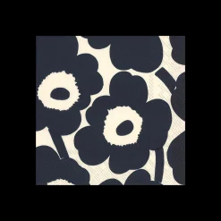 Marimekko Unikko Dark Blue Cocktail Napkins (20 Pack)