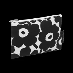Marimekko Unikko Kaika Cosmetic Bag, white/black
