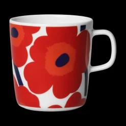 Marimekko Unikko Large Mug, white/red