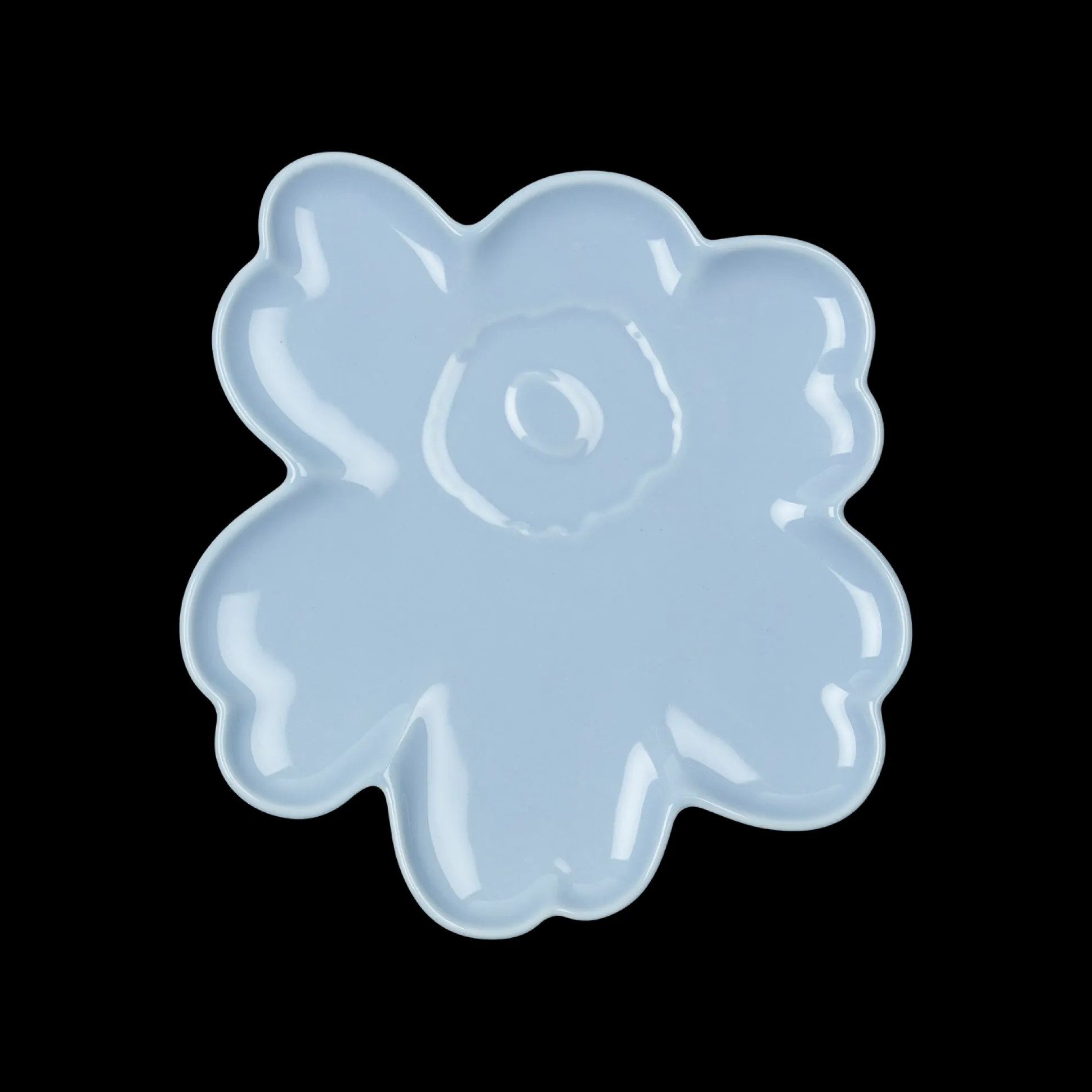 Marimekko Unikko Light Blue Plate - 8"