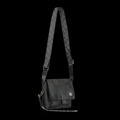 Marimekko Unikko Mini Messenger Shoulder Bag, black