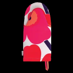 Marimekko Unikko Oven Mitten, red