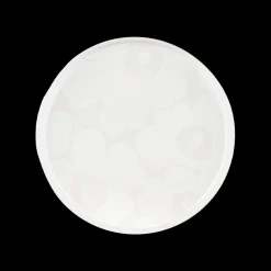 Marimekko Unikko Salad Plate, off-white/white