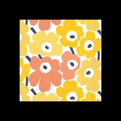 Marimekko Unikko Shades of Yellow Cocktail Napkins (20 pack)
