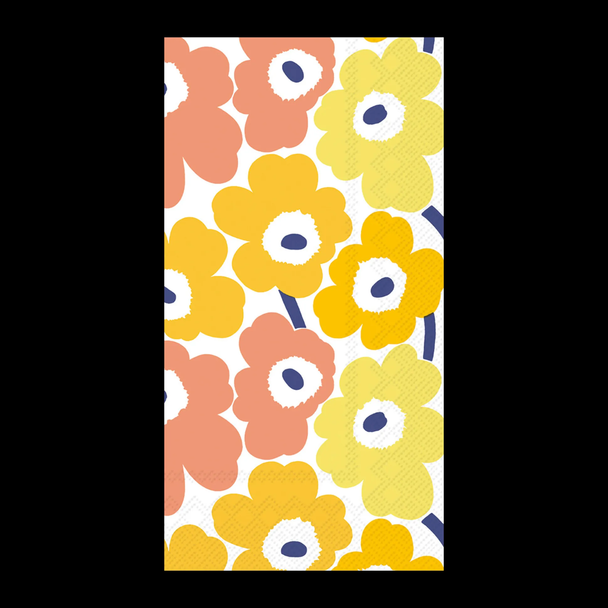 Marimekko Unikko Shades of Yellow Buffet Napkins (16 pack)