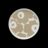 Marimekko Unikko Snack Plate, white/beige