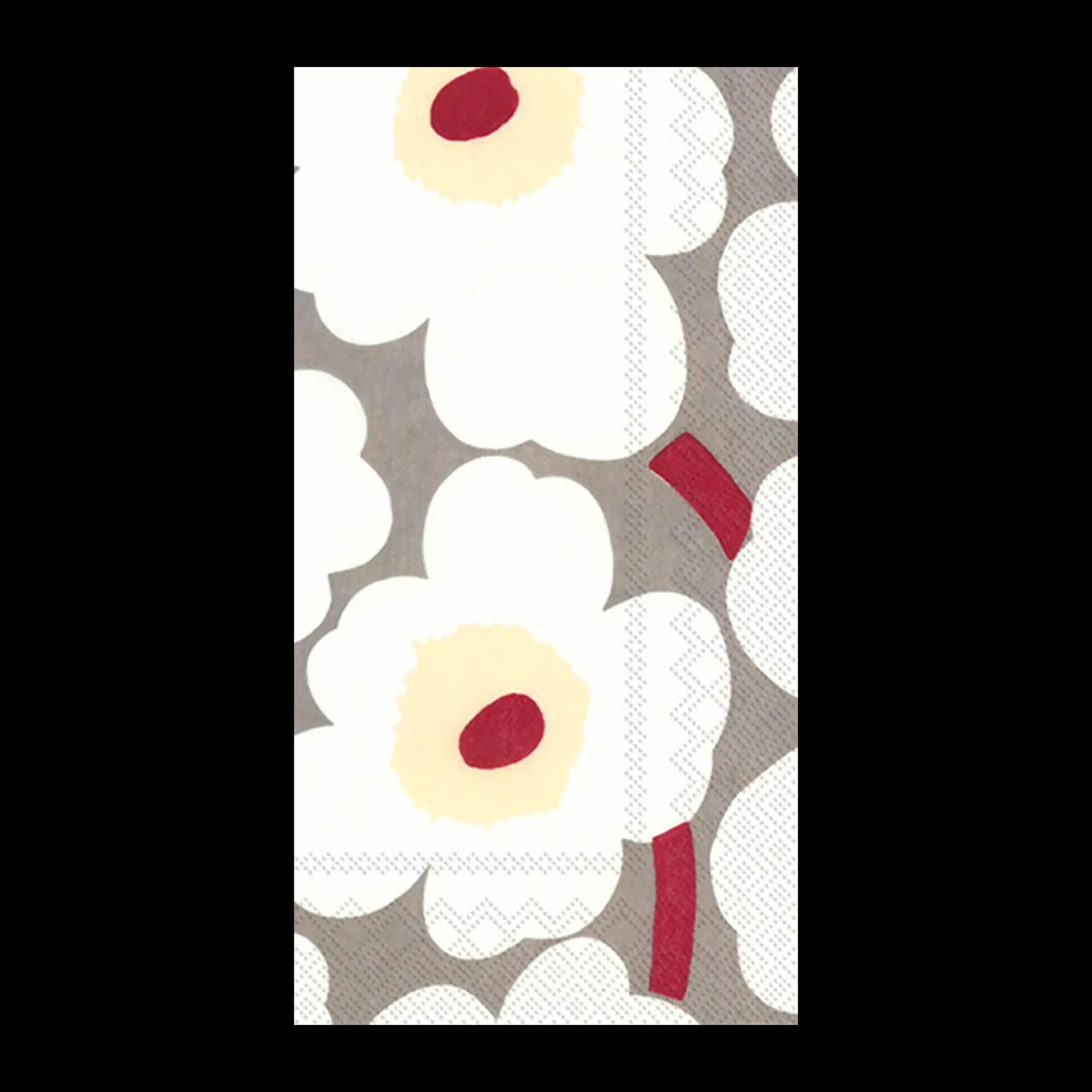 Marimekko Unikko White/Red/Yellow Buffet Napkins (16 pack)