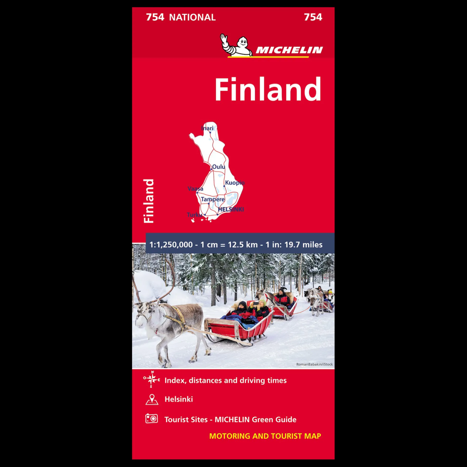 Michelin Finland Tourist Map