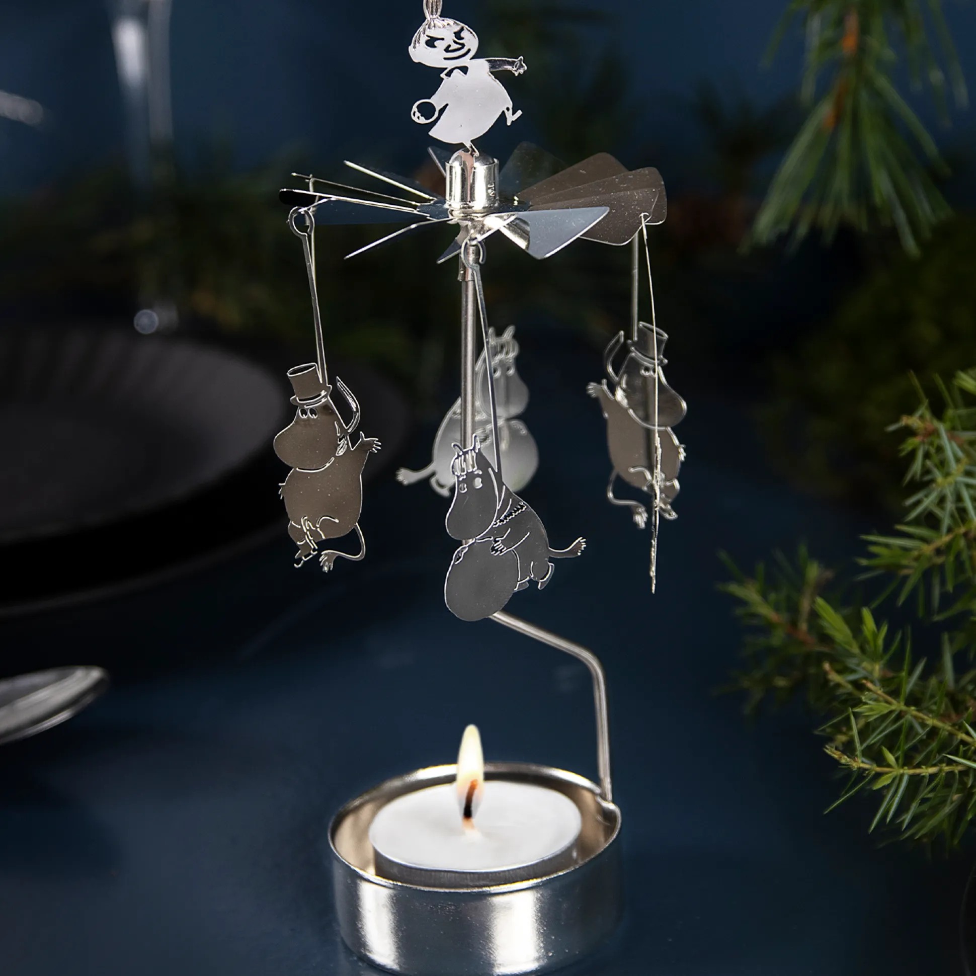 Moomin Winter Rotary Candle Holder