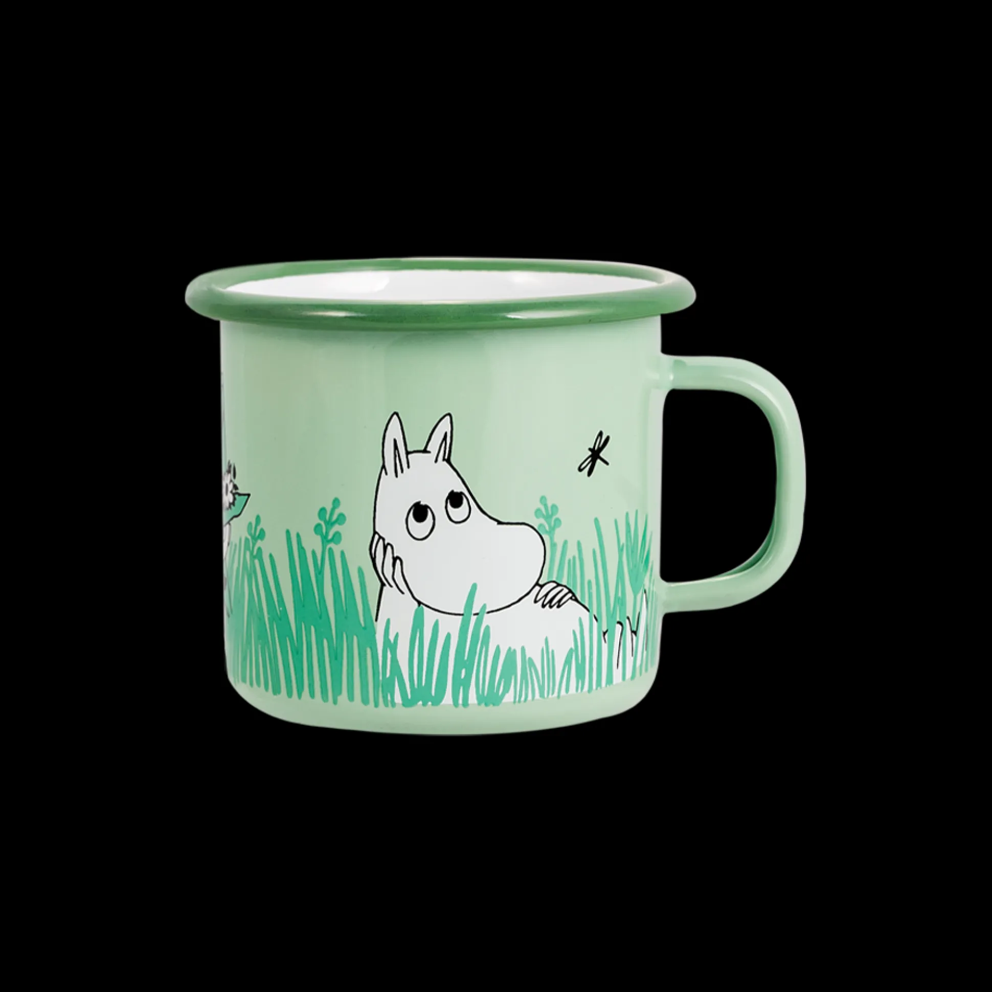 Muurla Moomin Friends Green Enamel Children's Mug