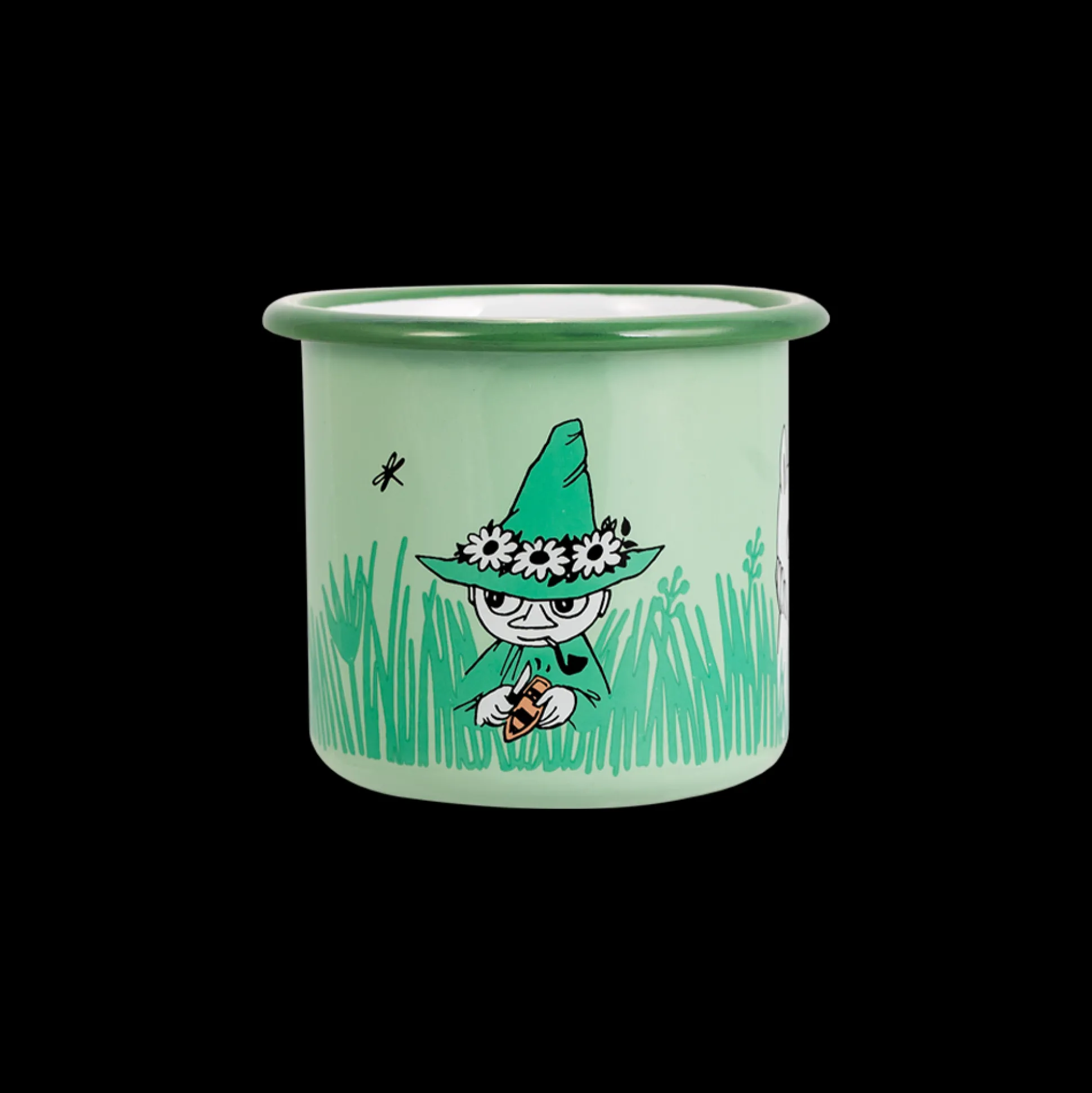 Muurla Moomin Friends Green Enamel Children's Mug