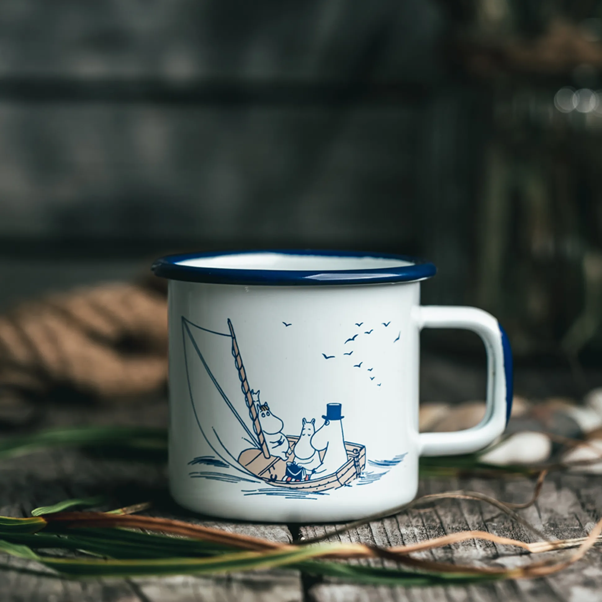 Muurla Moomin Sailors Enamel Mug