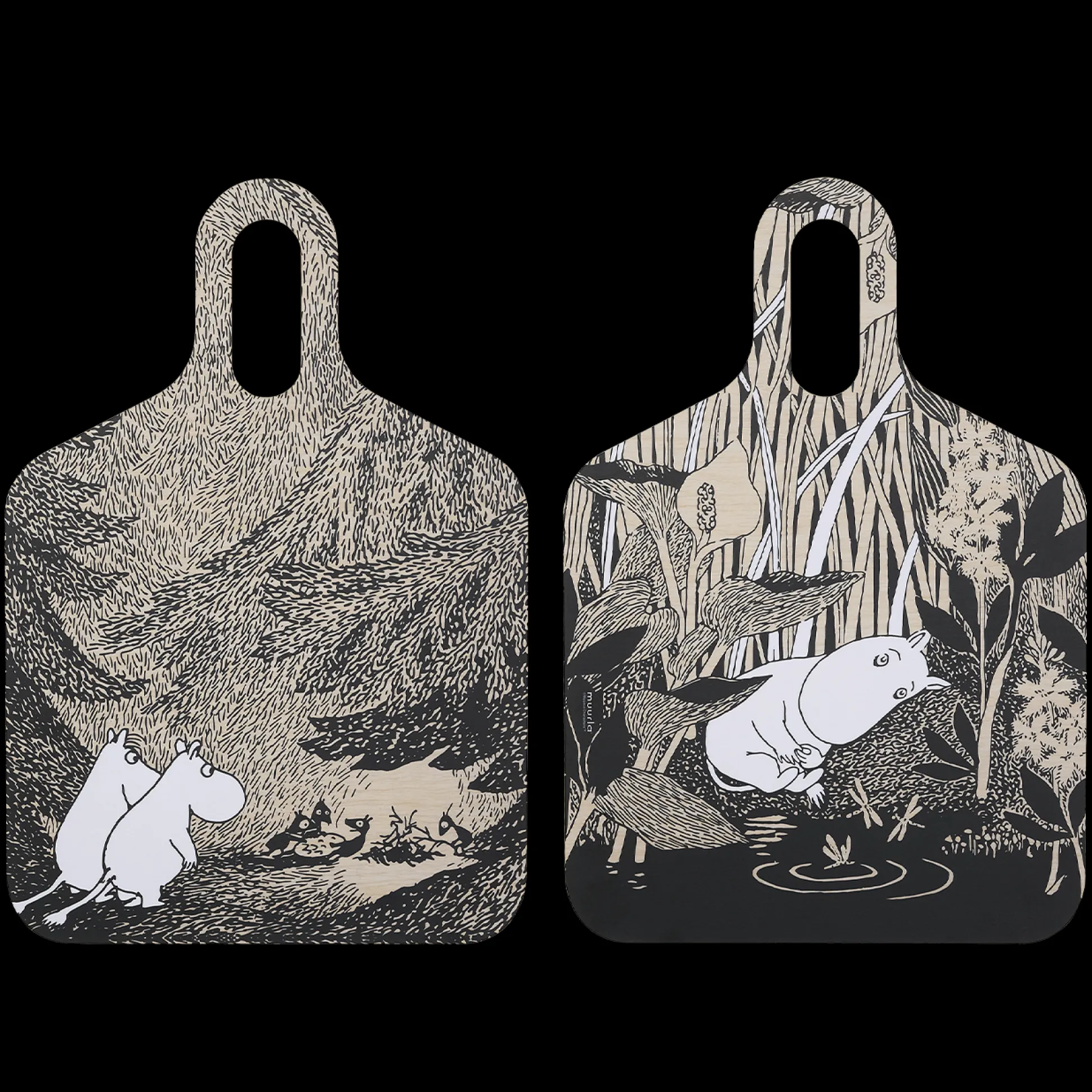 Muurla Moomin The Pond Chop & Serve Board (30 x 44 cm)