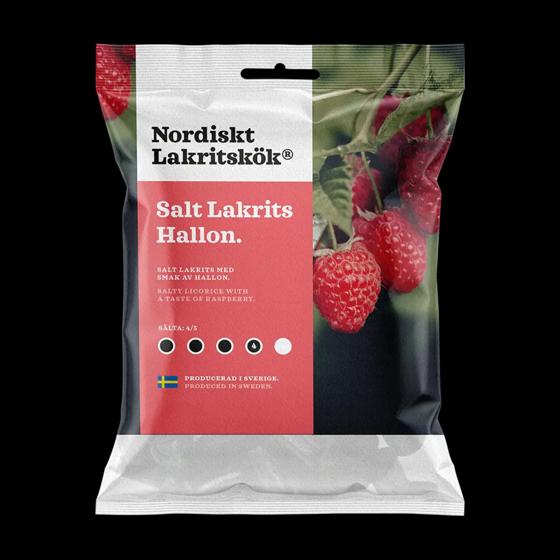 Nordiskt Lakritskök Salty Licorice Raspberry (120g)