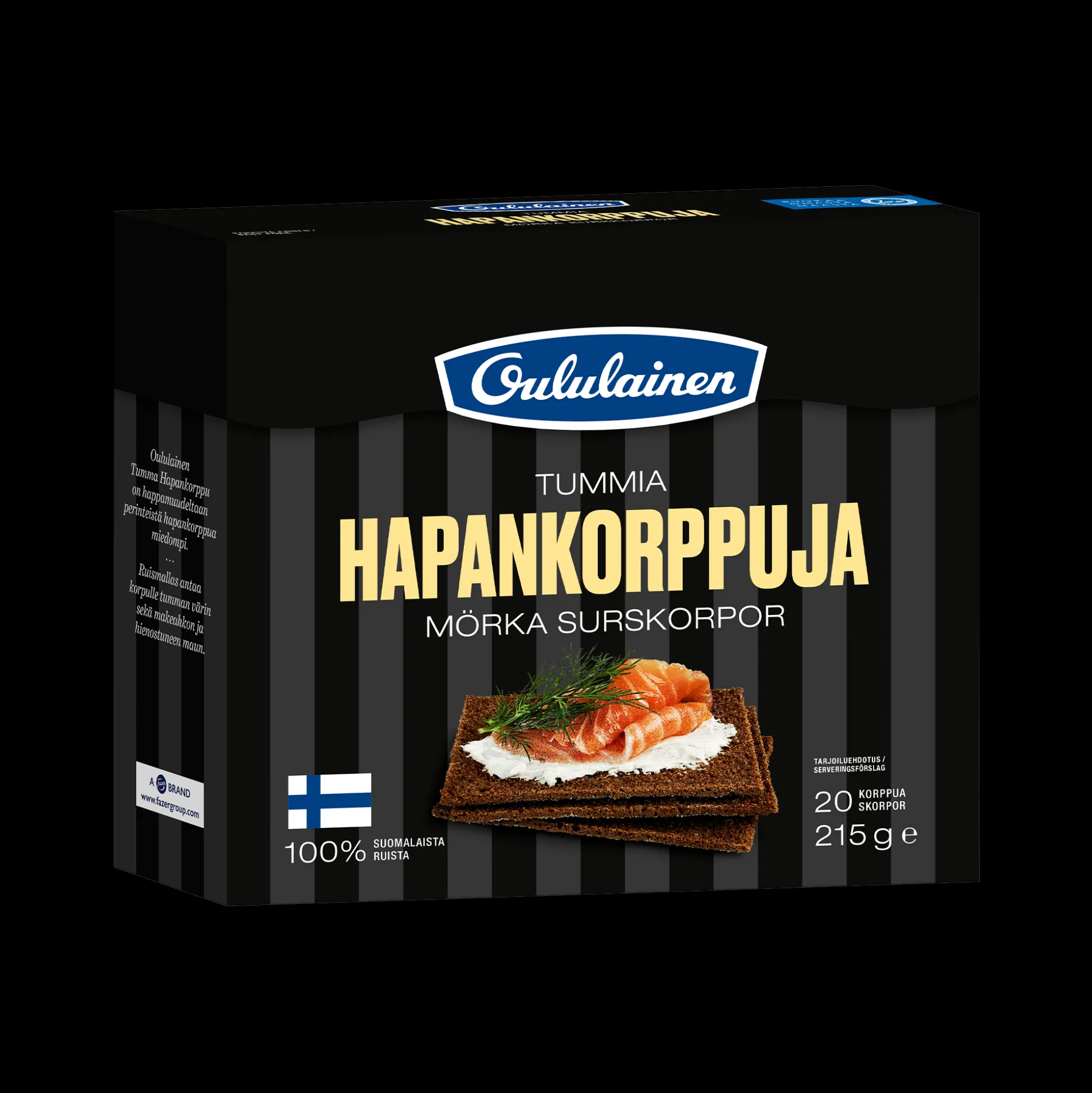 Oululainen Dark Crispbread (215g)