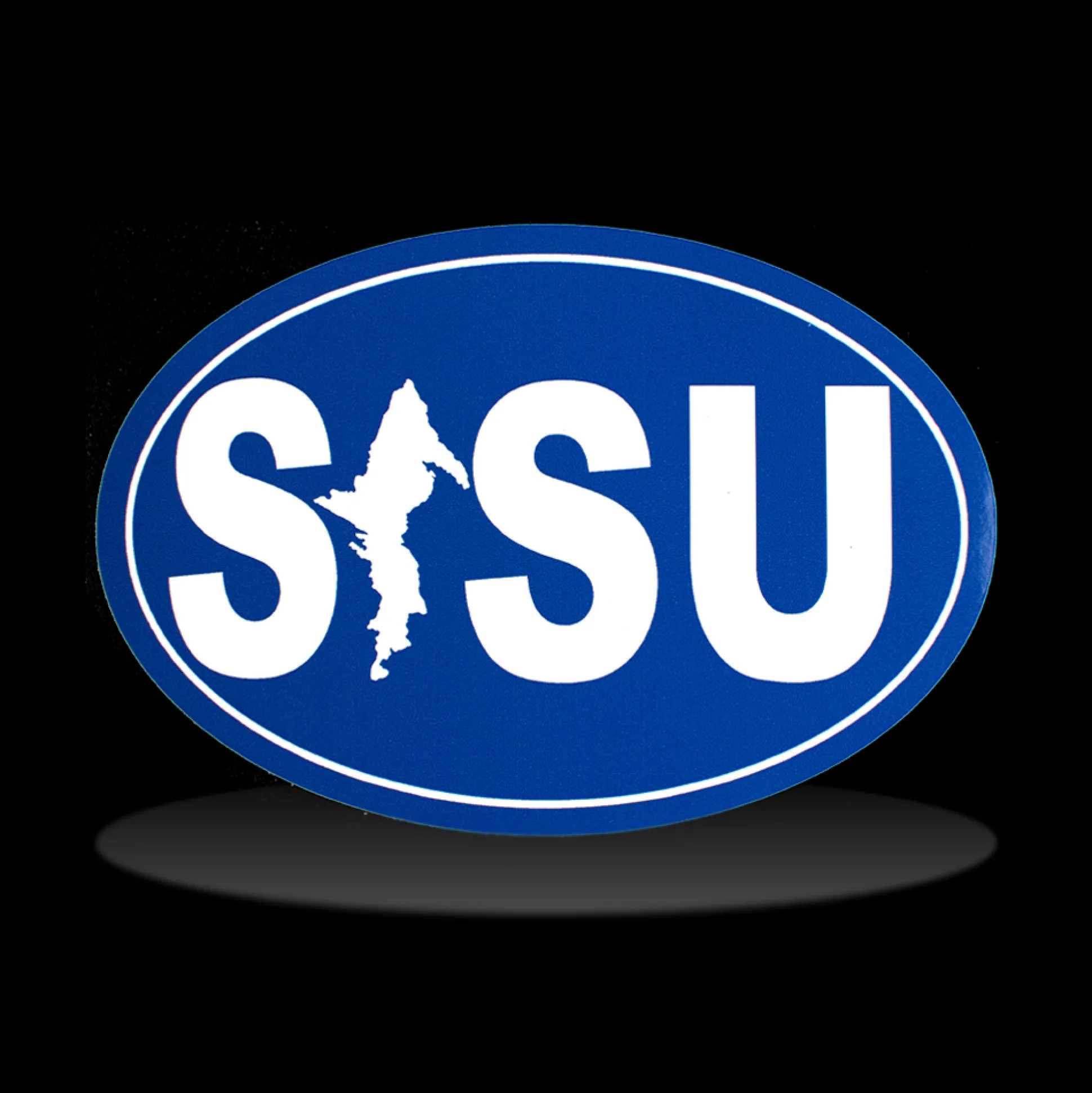 Oval SISU UP Bumper Sticker