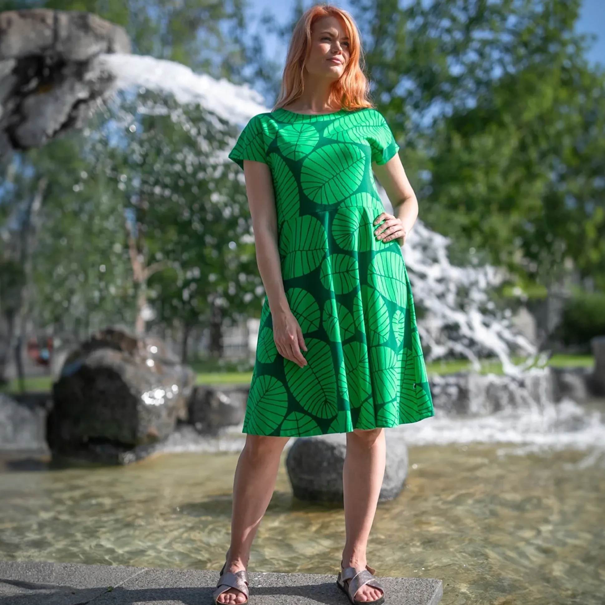 PaaPii Julia Dress - Banana Leaf
