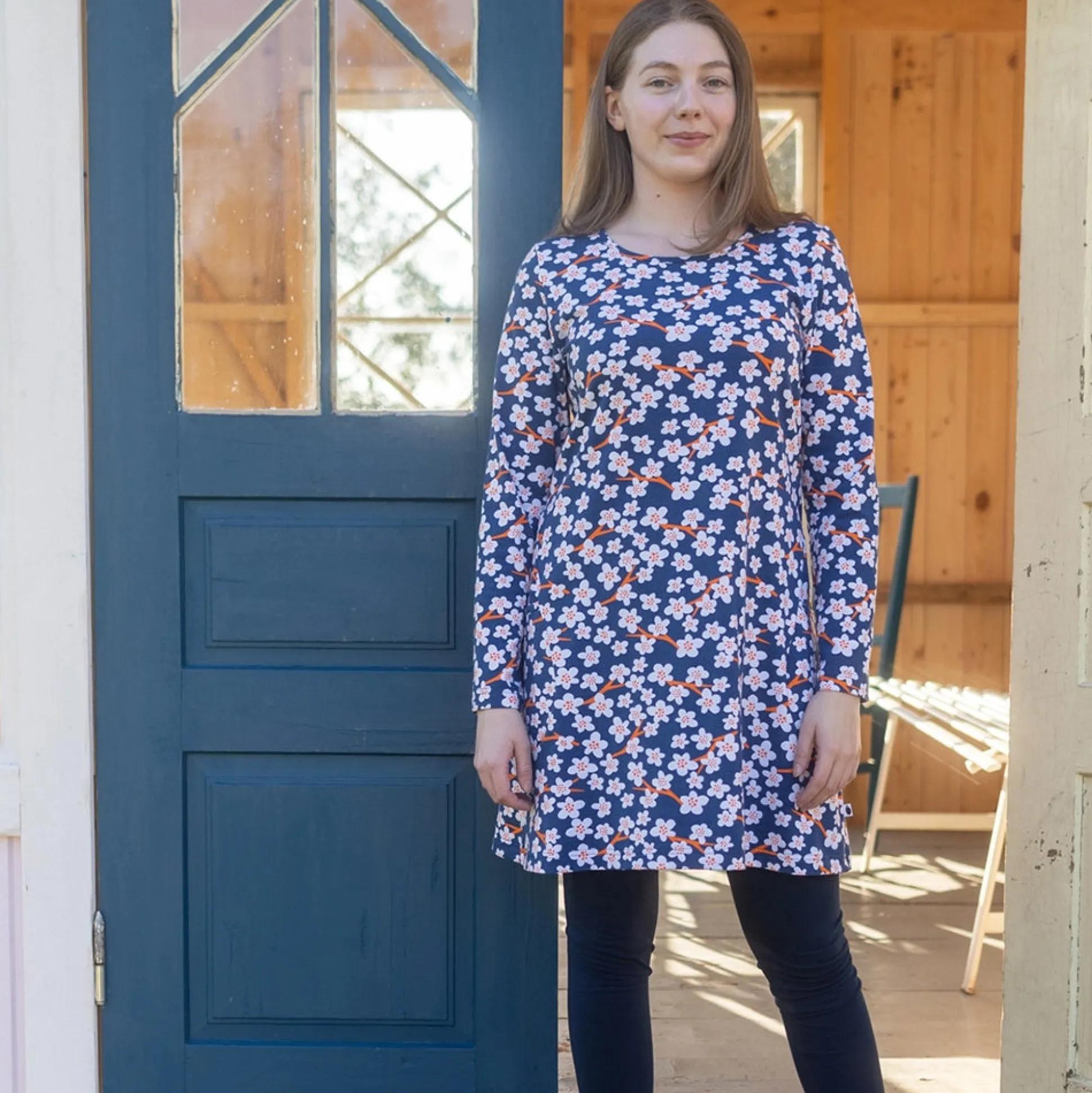 PaaPii Kannel Tunic - Cherry Blossom