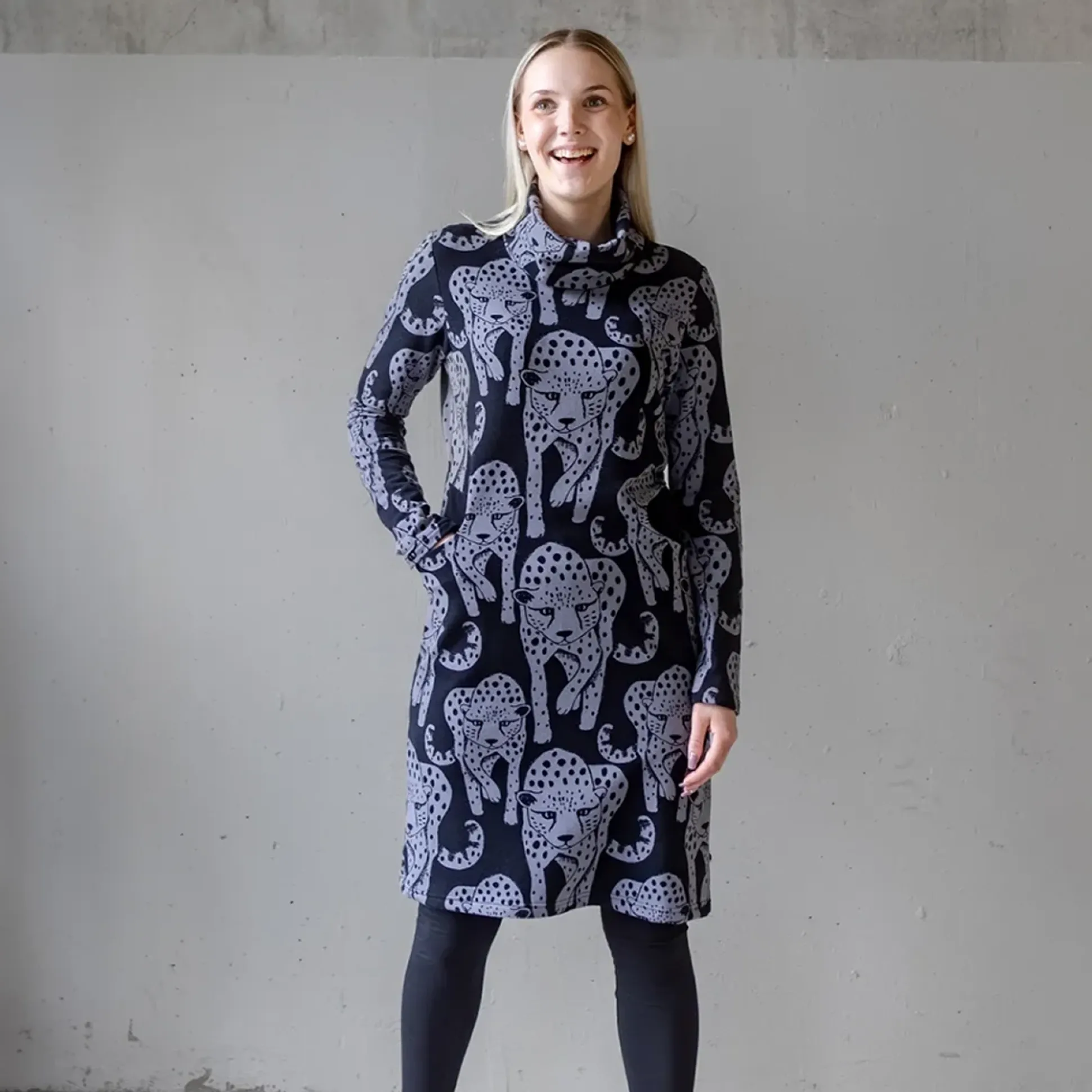 PaaPii Routa Dress - Cheetah