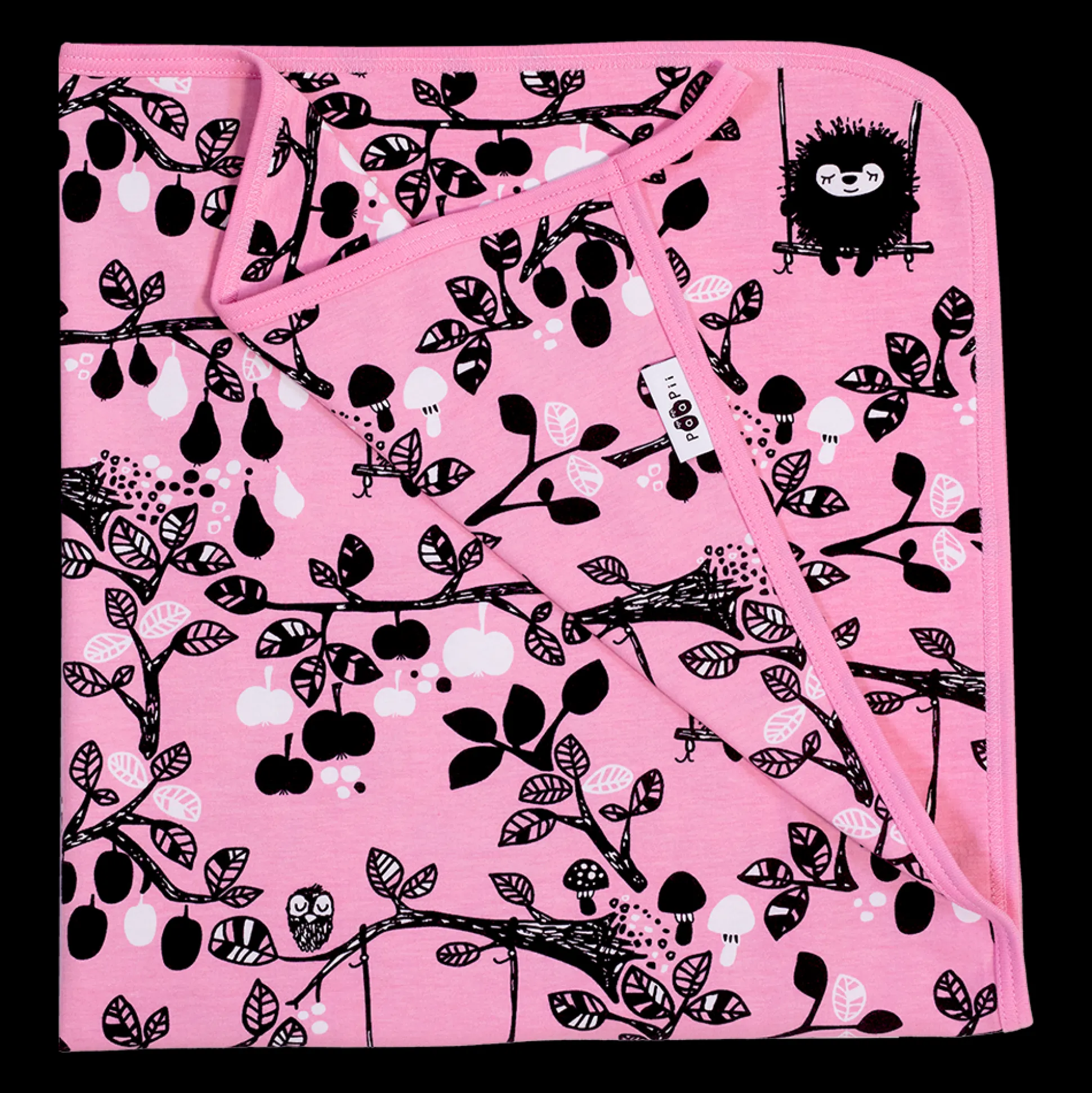 PaaPii Siiri in the Swing Pink Baby Blanket
