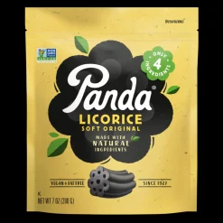 Panda Natural Black Licorice Bag (200g)