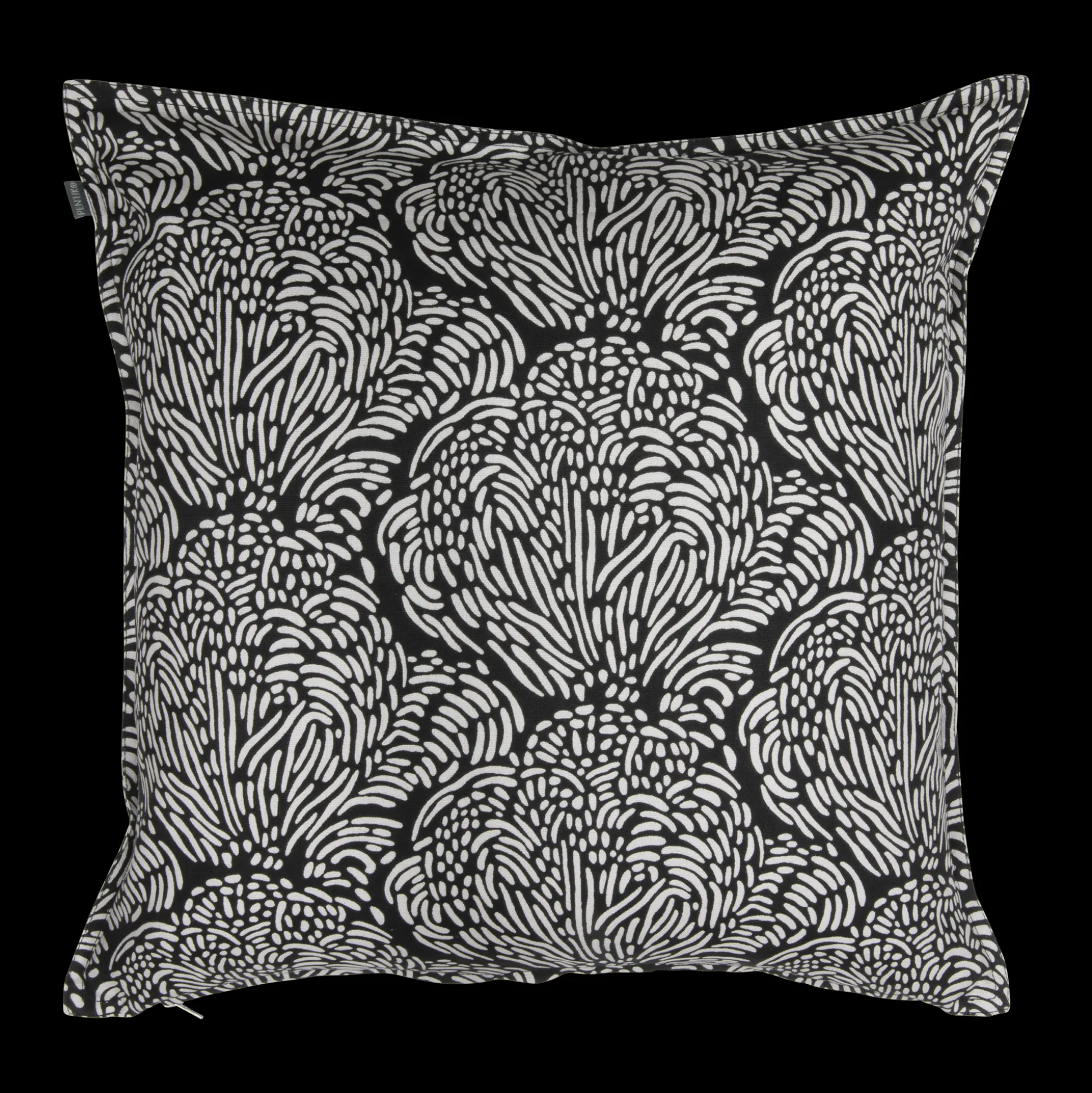 Pentik Jäkälä Black / White Cushion Cover