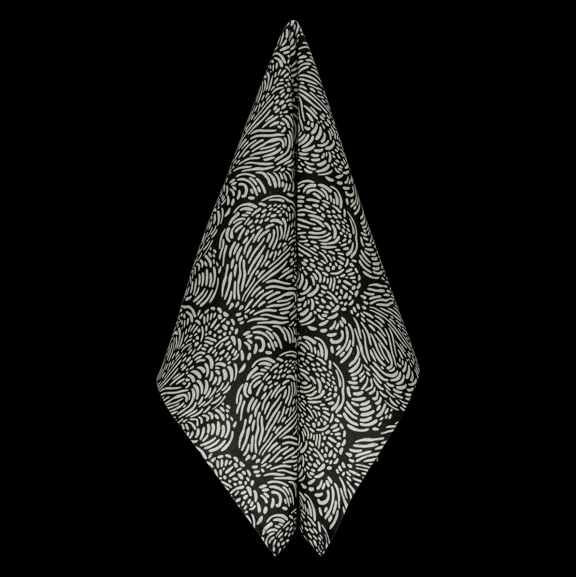Pentik Jäkälä Black / White Kitchen Towel