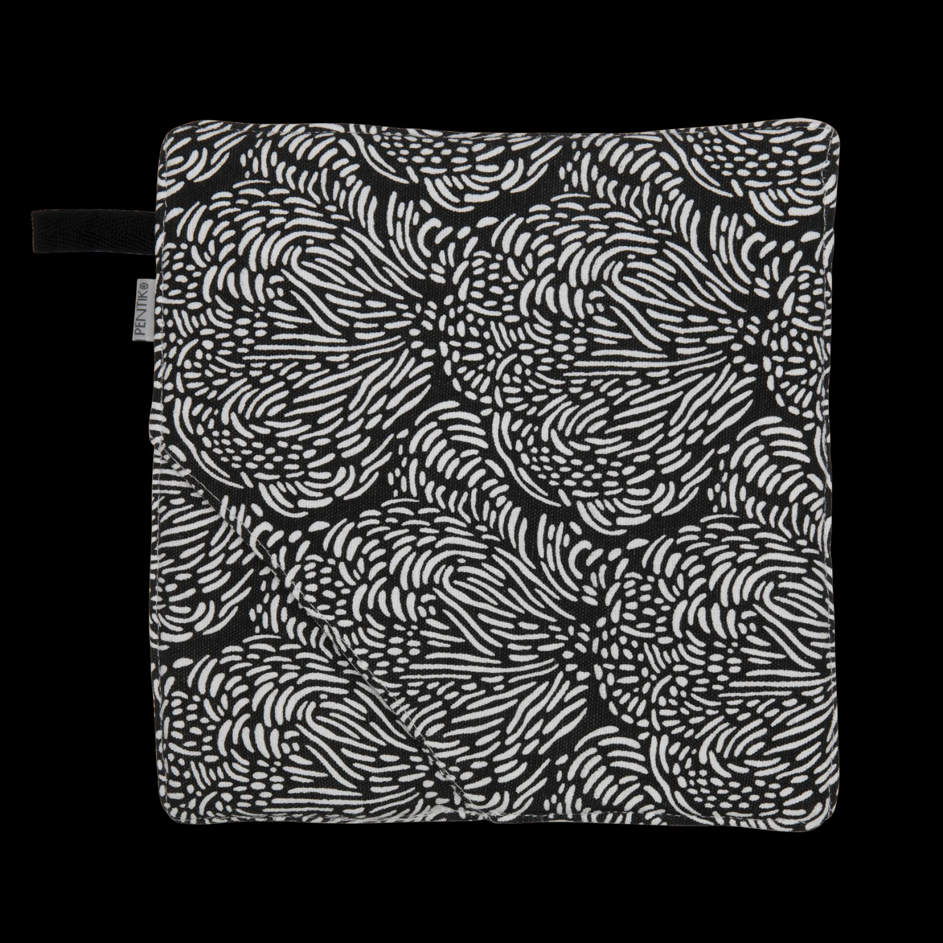 Pentik Jäkälä Black / White Pot Holder