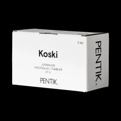 Pentik Koski Clear Glass Tumbler (Set of 2)
