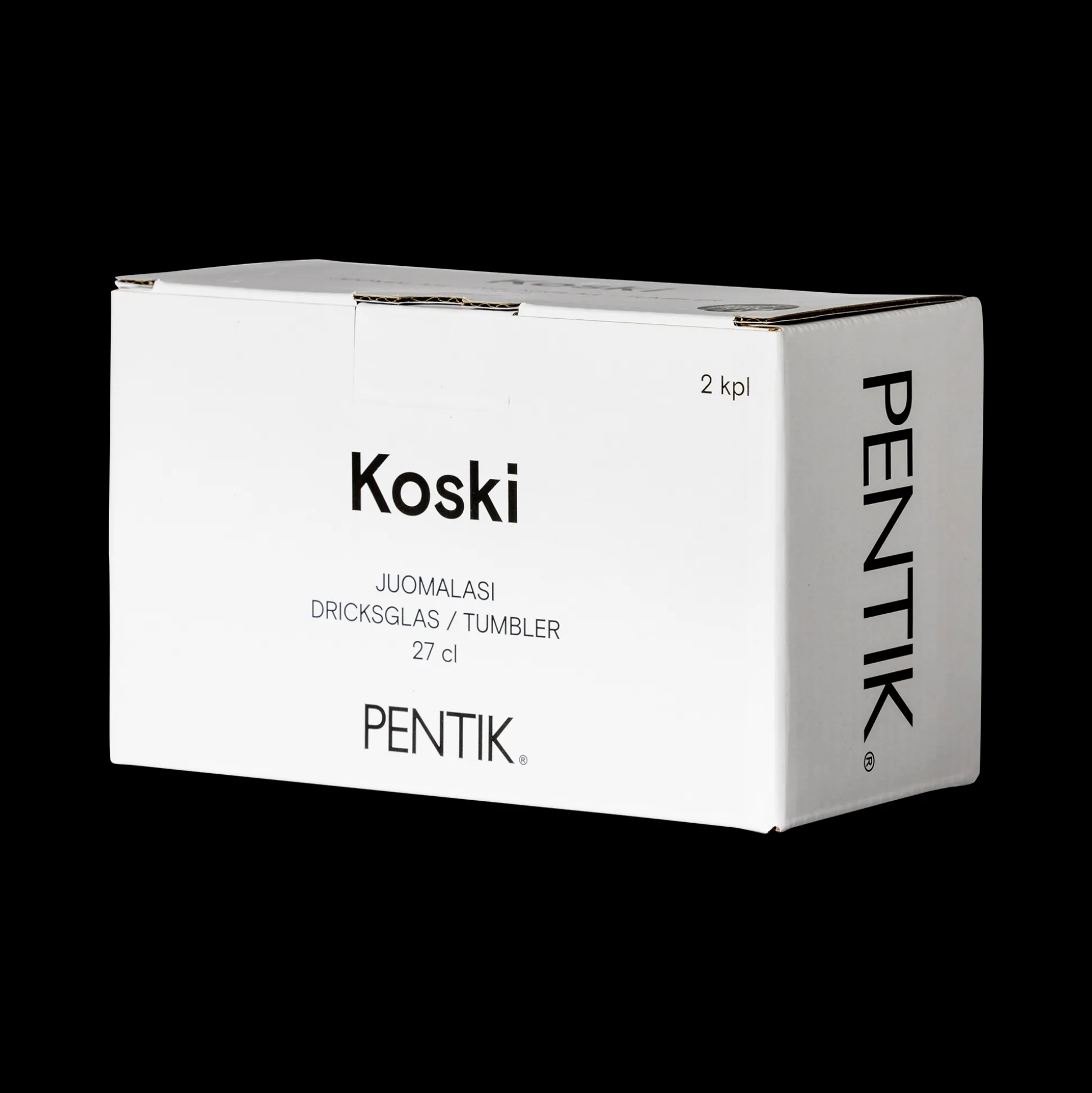 Pentik Koski Clear Glass Tumbler (Set of 2)