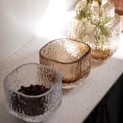 Pentik Kuulea Clear Glass Candle Holder
