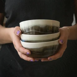 Pentik Tuntu Dark Brown Soup / Cereal Bowl