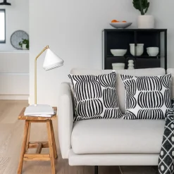 Pentik Vilja Black / White Cushion Cover