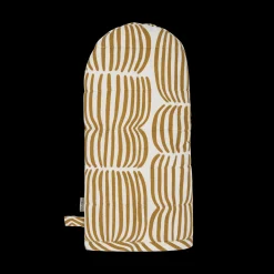 Pentik Vilja Brown / White Oven Mitten