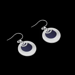 Pohjolan Helmi - Blueberry Earrings, Midnight Blue