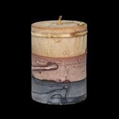 Puttipaja Tar Scented Candle, beige stripe