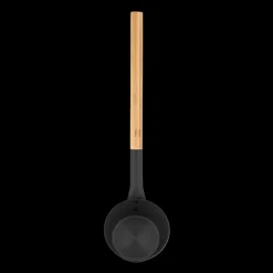 Rento Black Aluminum Bamboo Sauna Ladle