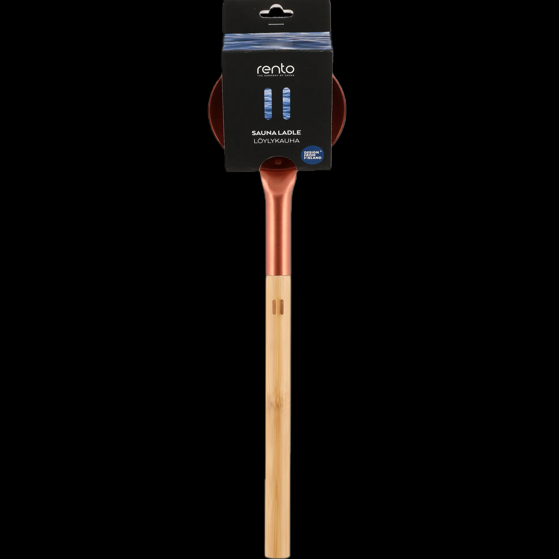 Rento Bronze Aluminum Bamboo Sauna Ladle