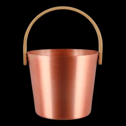 Rento Bronze Aluminum Bamboo Sauna Bucket