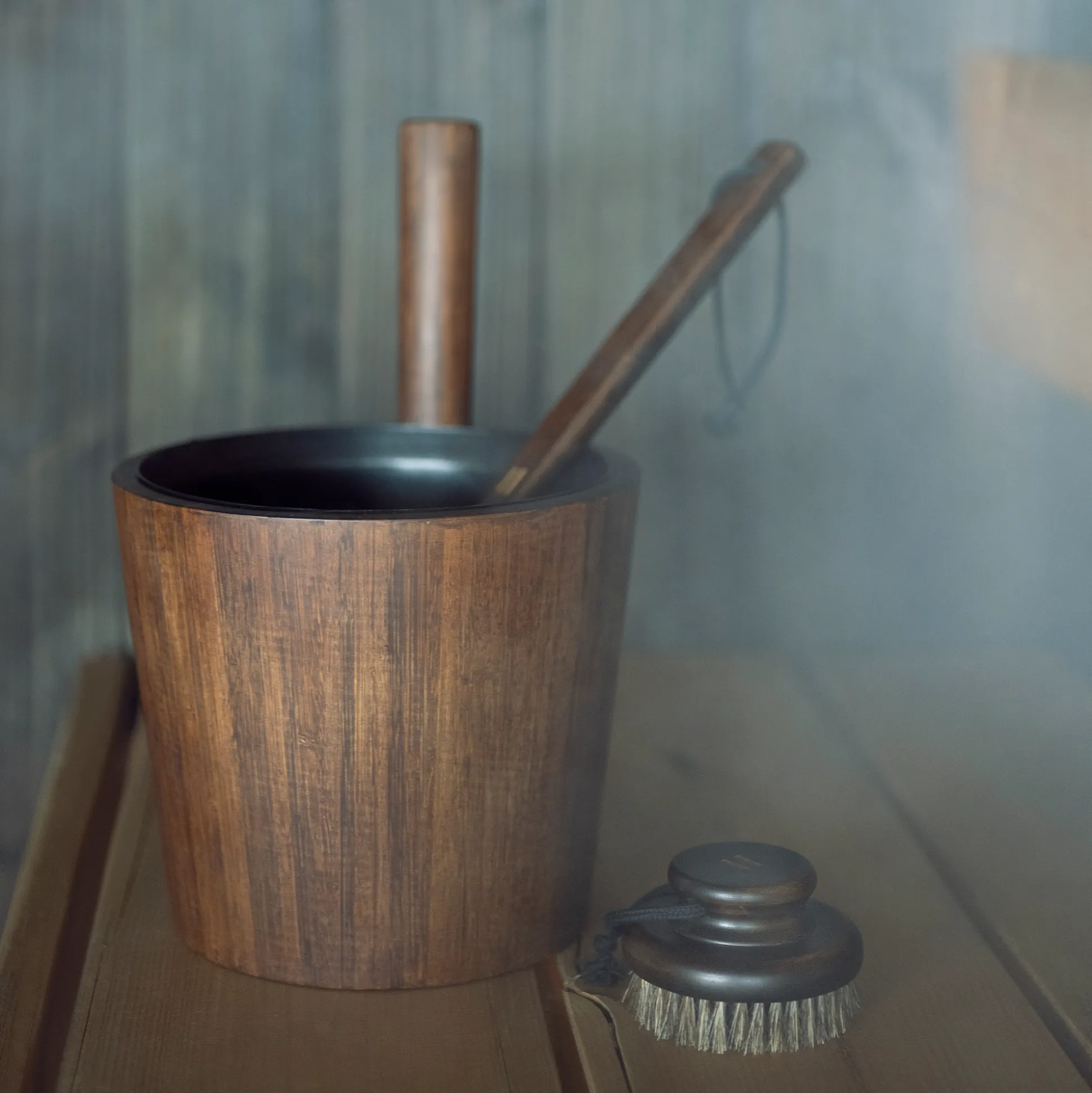 Rento Dark Bamboo Sauna Ladle
