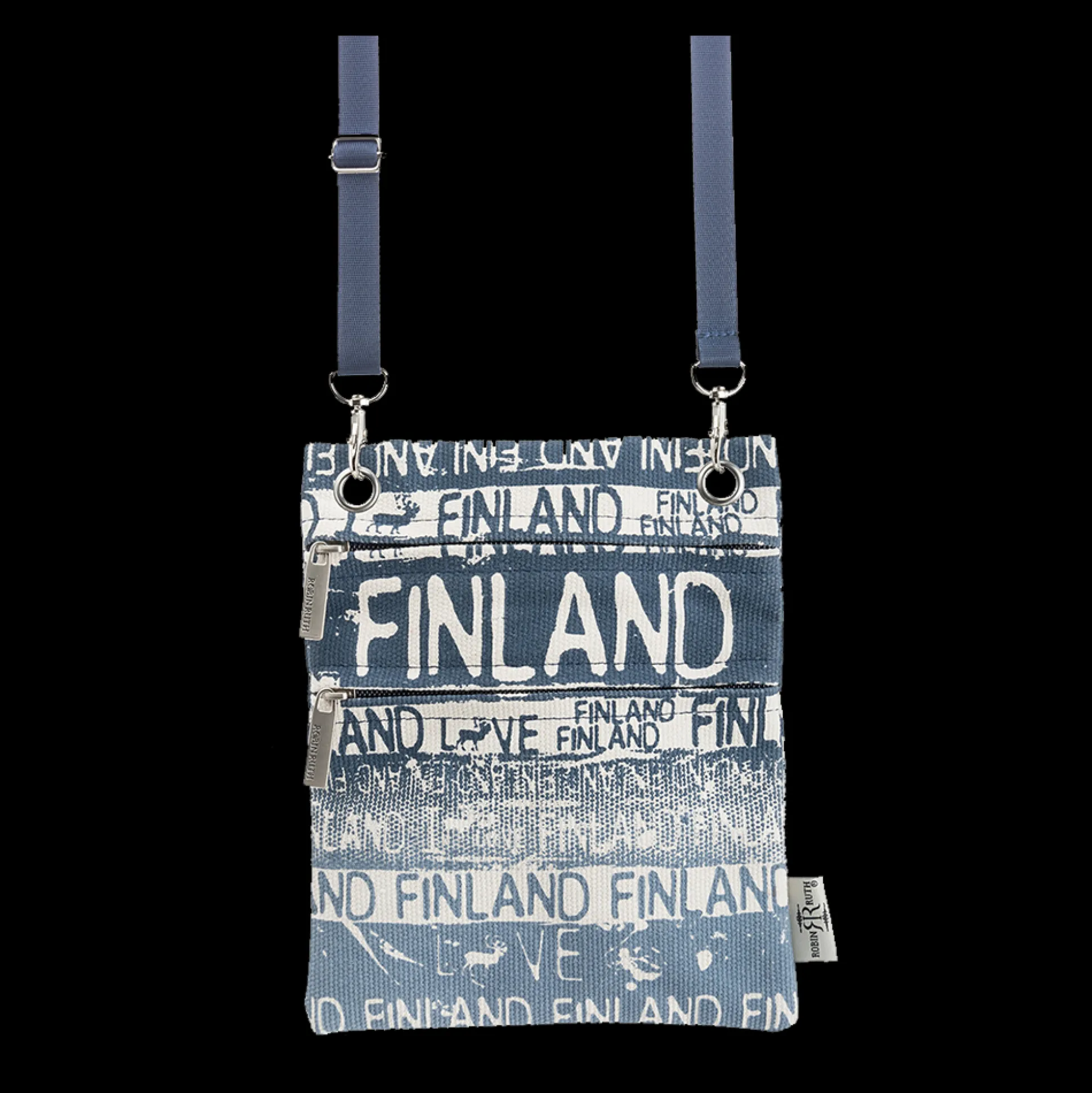 Robin Ruth Finland Reindeer Passport Bag