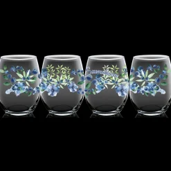 Suomalainen Blueberry Stemless Wine Glass