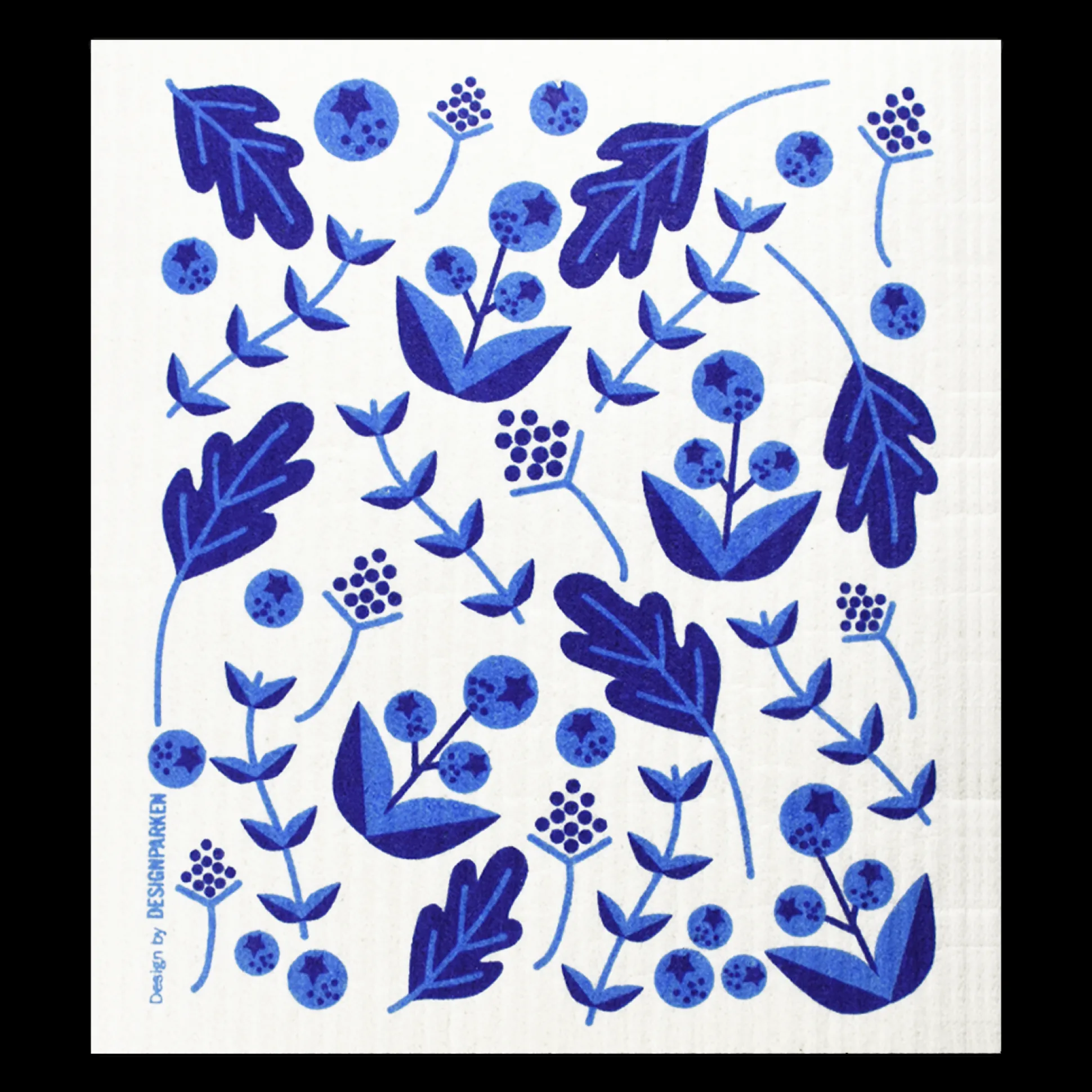 Swedish Dishcloth - Blueberry Leaves