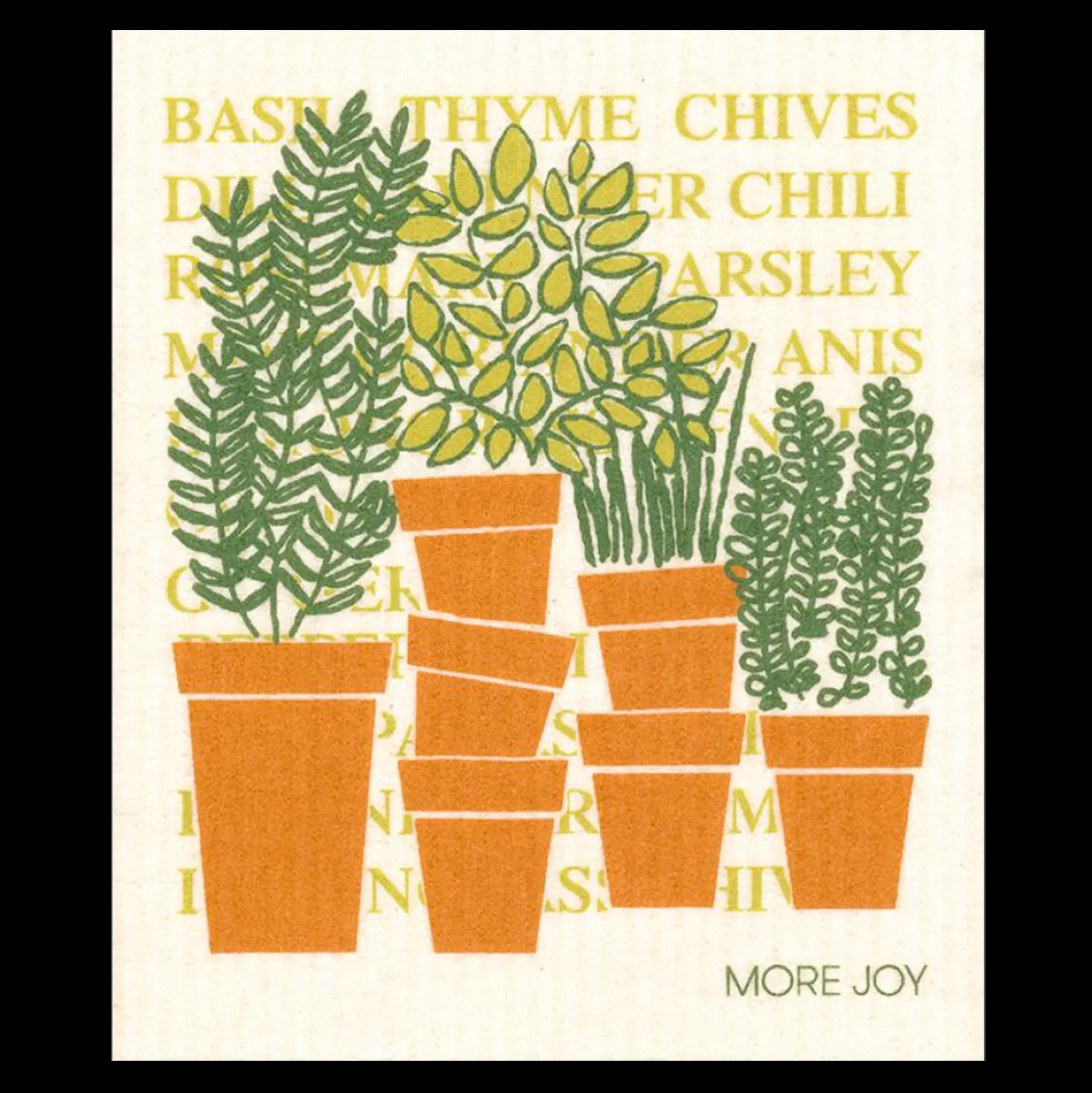 Swedish Dishcloth - Herbs
