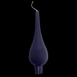 Swedish Large Drop Candle Navy