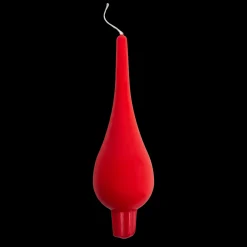 Swedish Large Drop Candle Red