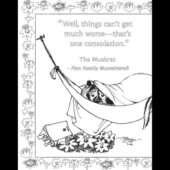 The Moomin Coloring Book (Ages 6-12)