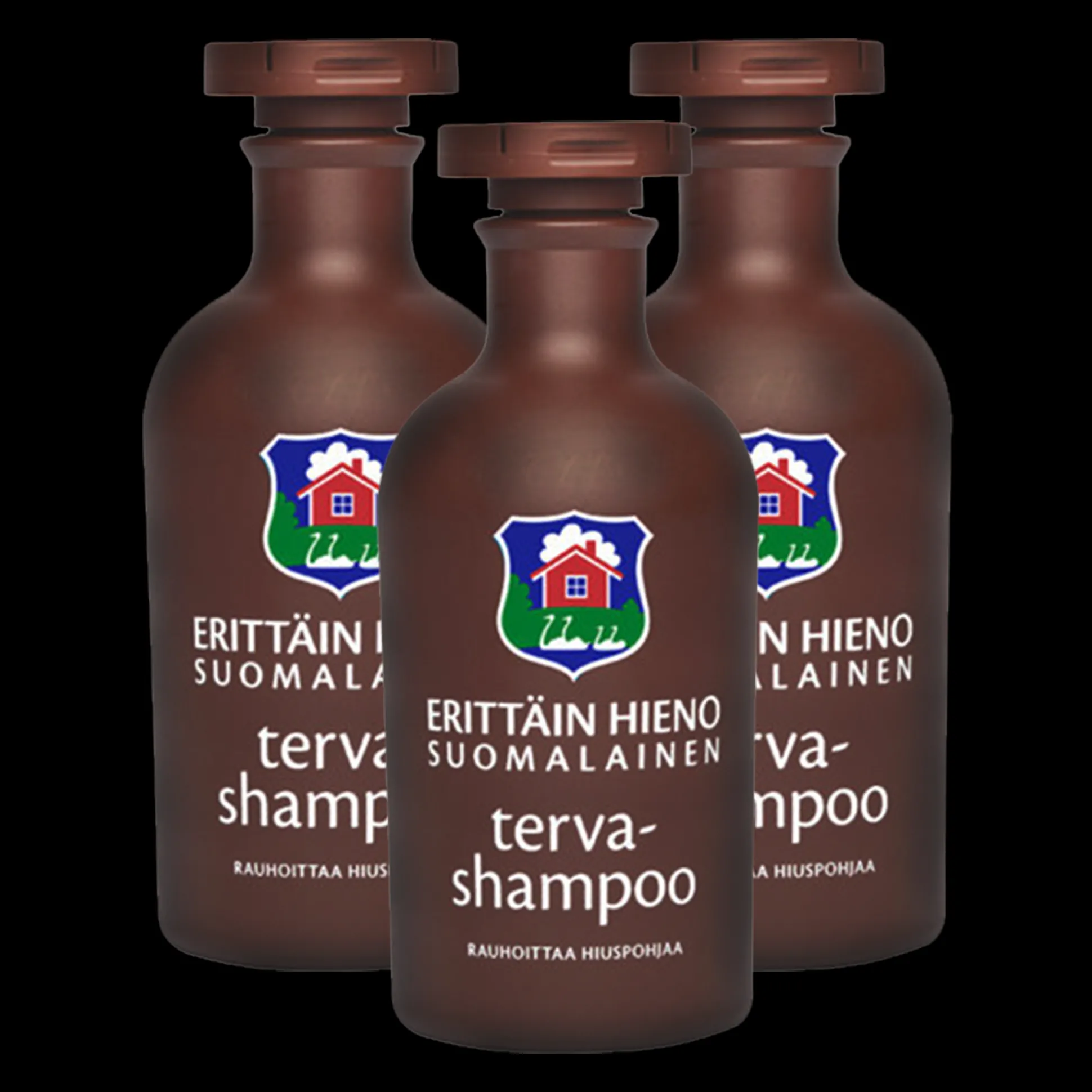 Very Fine Finnish - Tar Scented Shampoo, 3 Pack